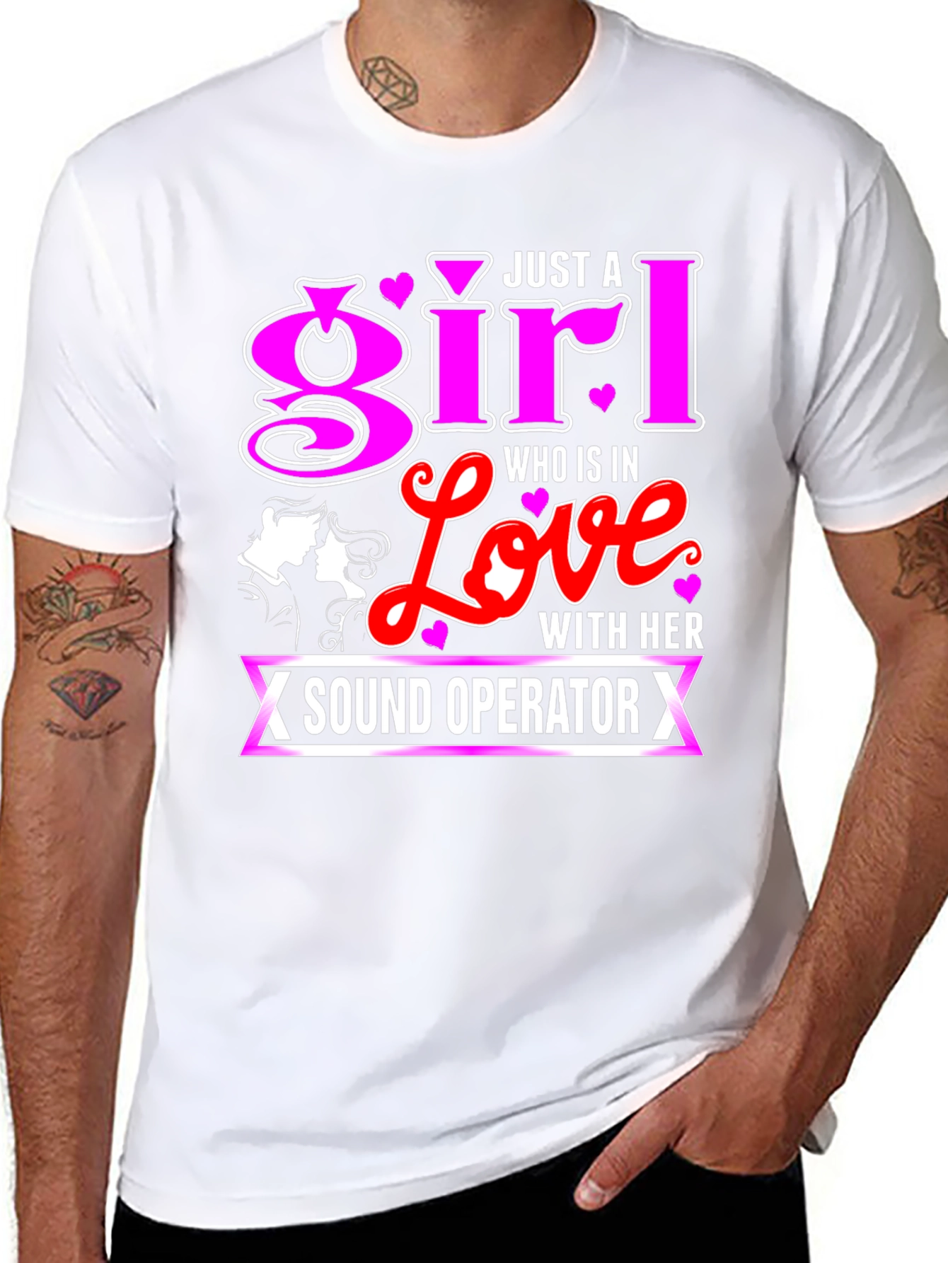 Girl in Love with Sound Operator T-Shirt