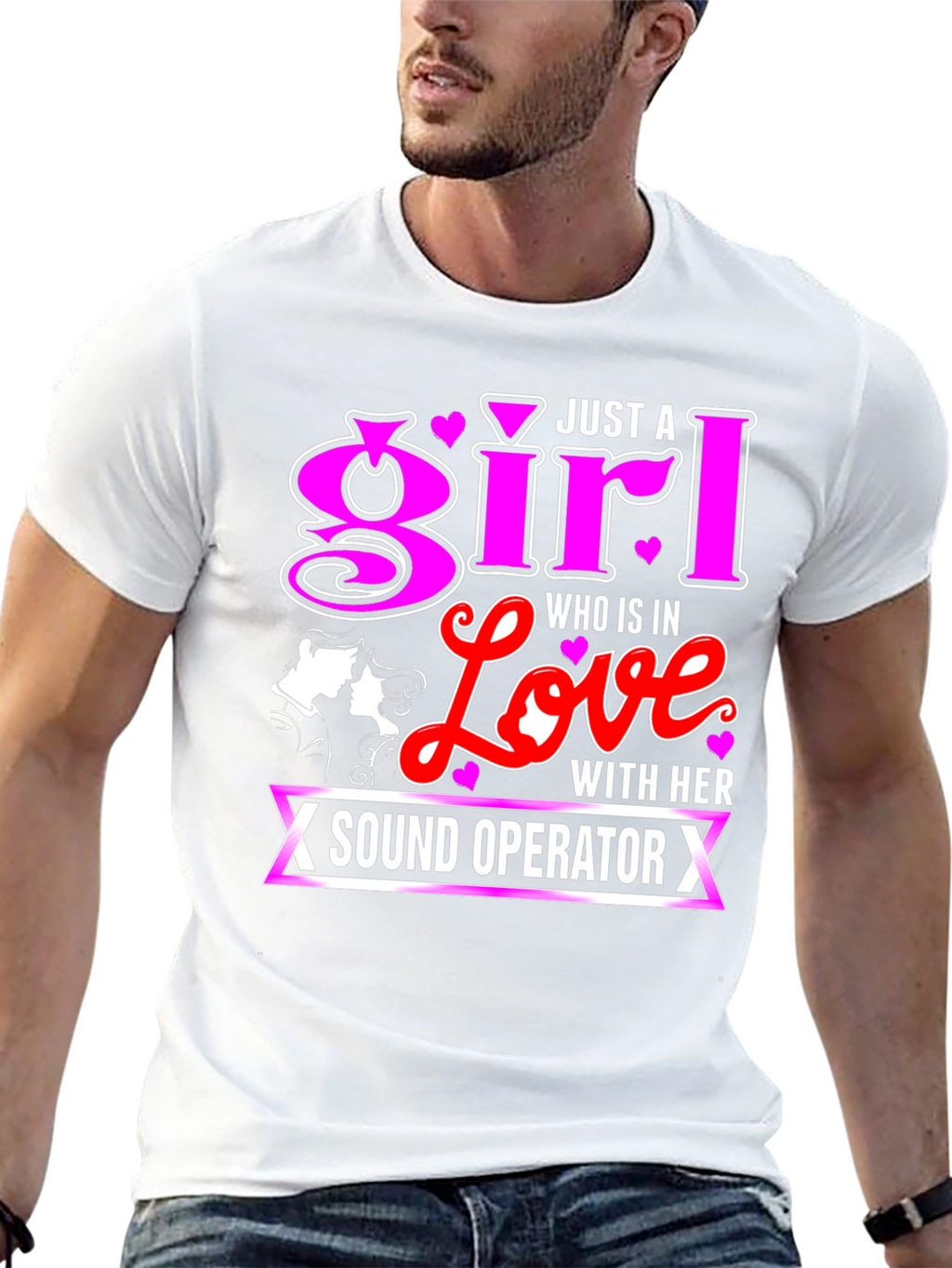 Girl in Love with Sound Operator T-Shirt