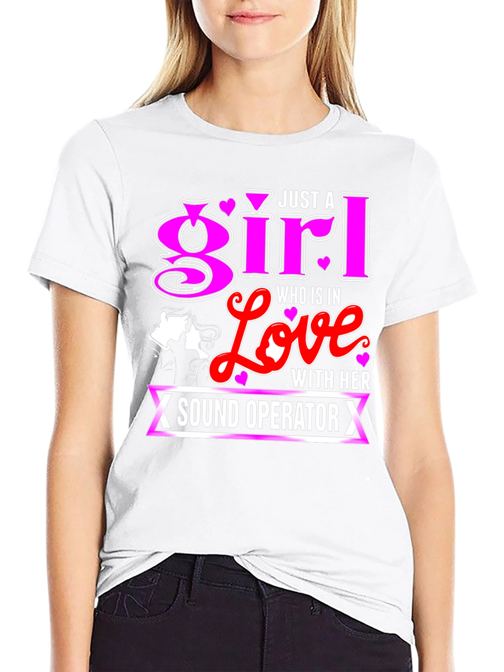 Girl in Love with Sound Operator T-Shirt