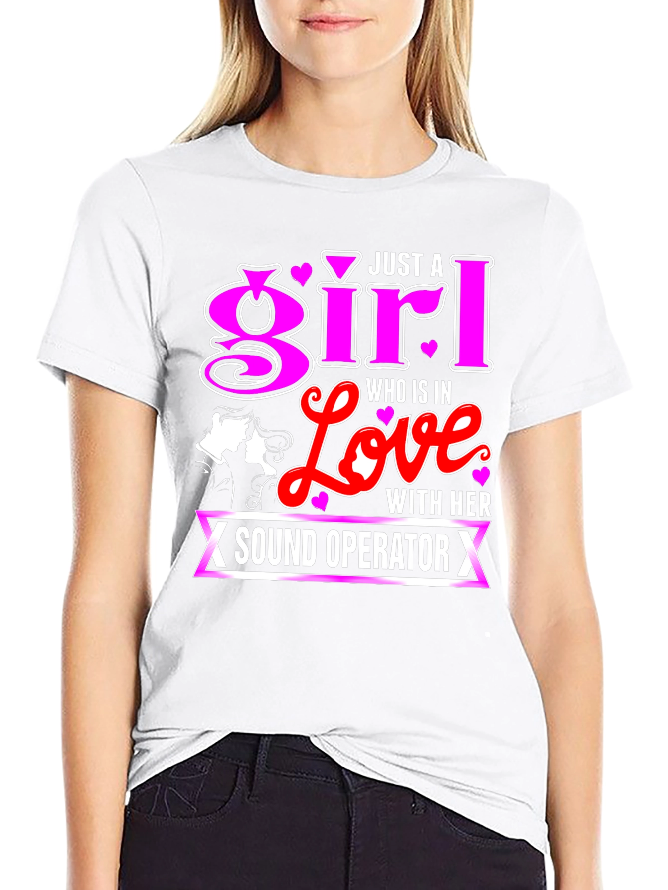 Girl in Love with Sound Operator T-Shirt