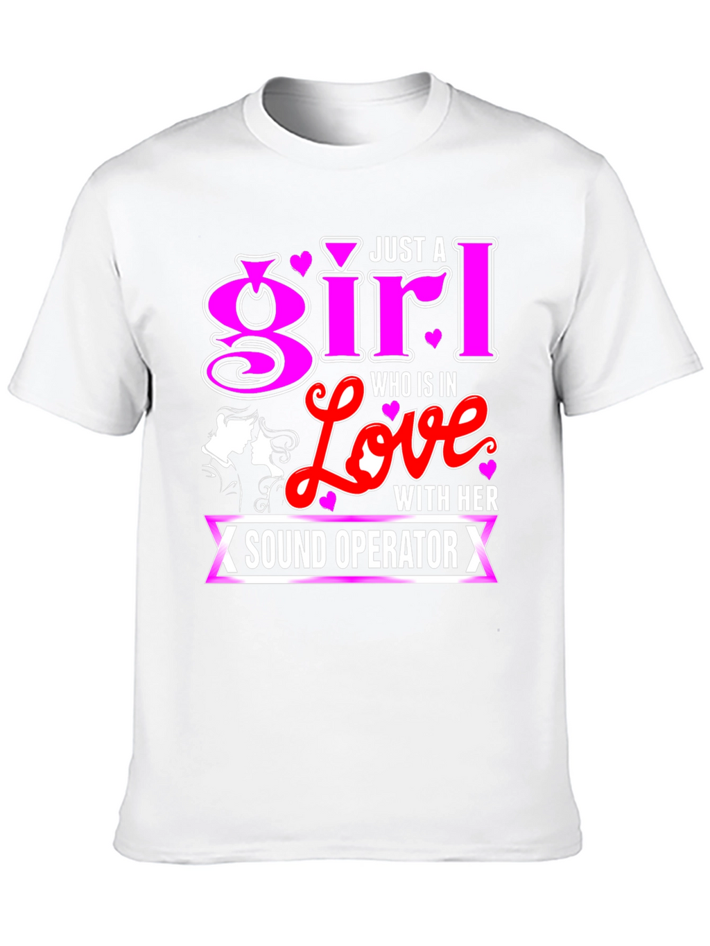 Girl in Love with Sound Operator T-Shirt