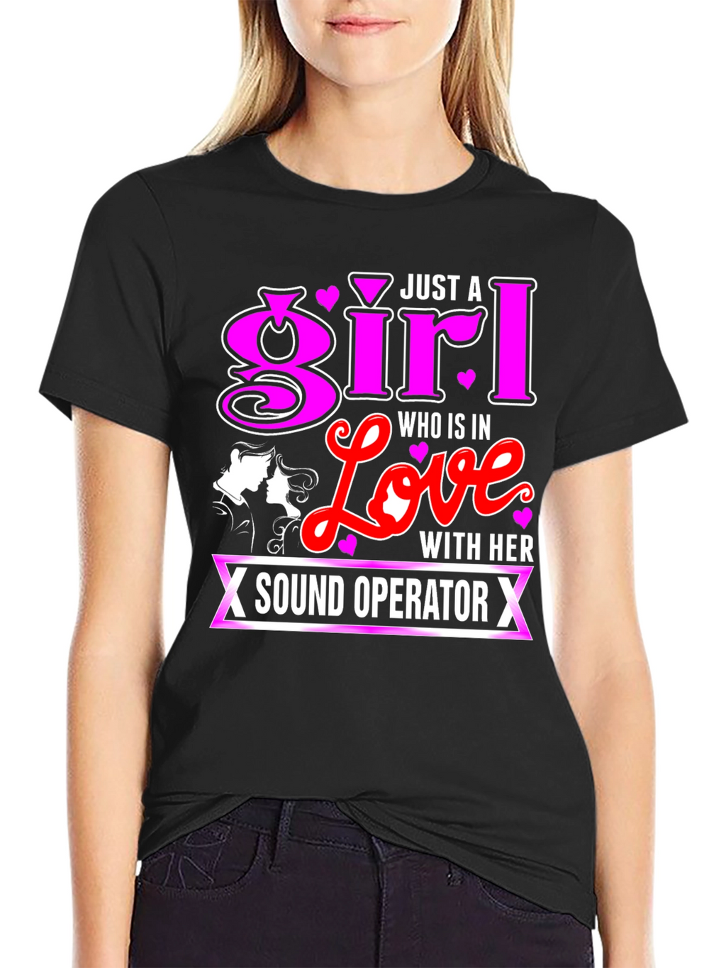 Girl in Love with Sound Operator T-Shirt
