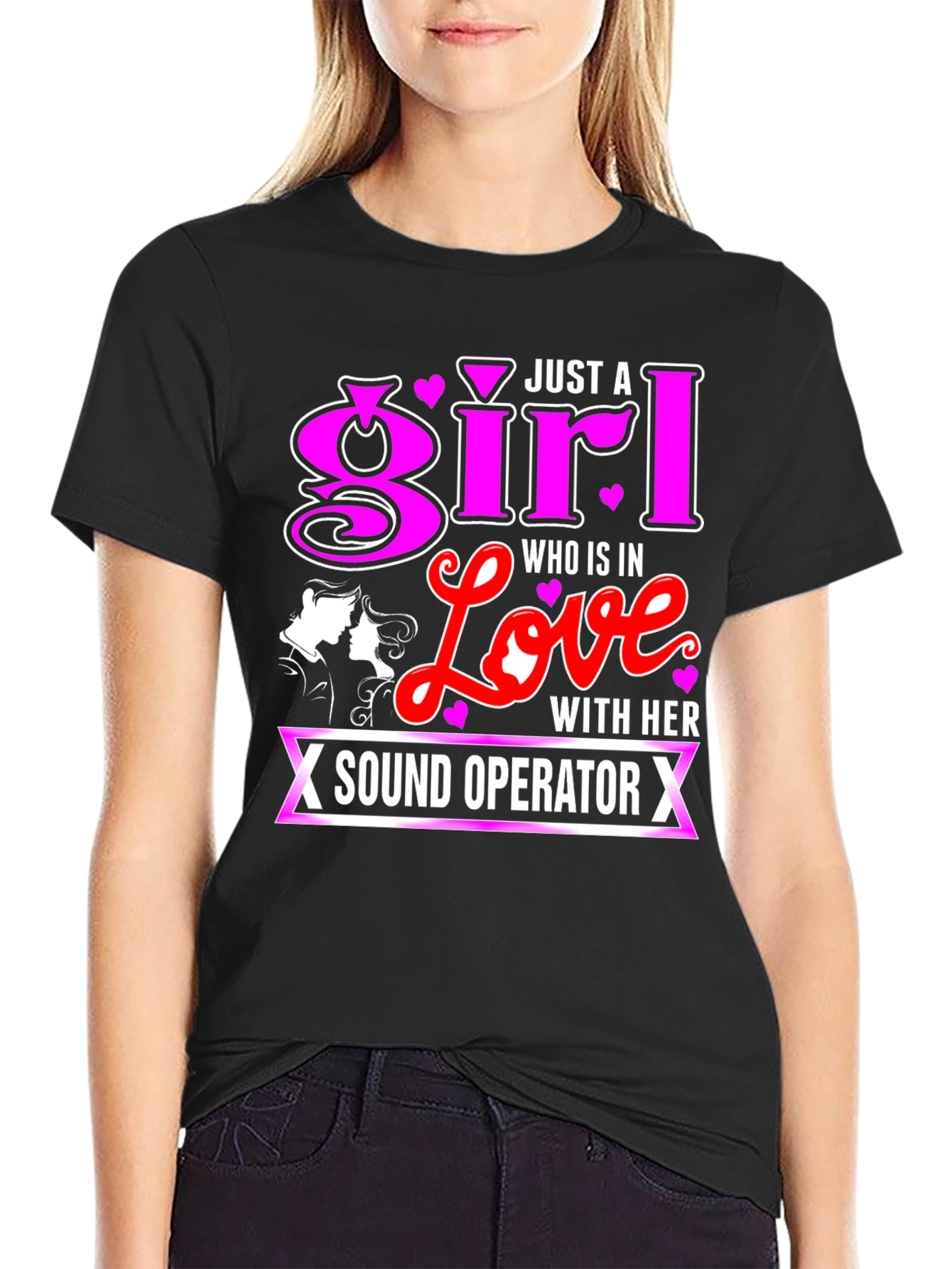 Girl in Love with Sound Operator T-Shirt