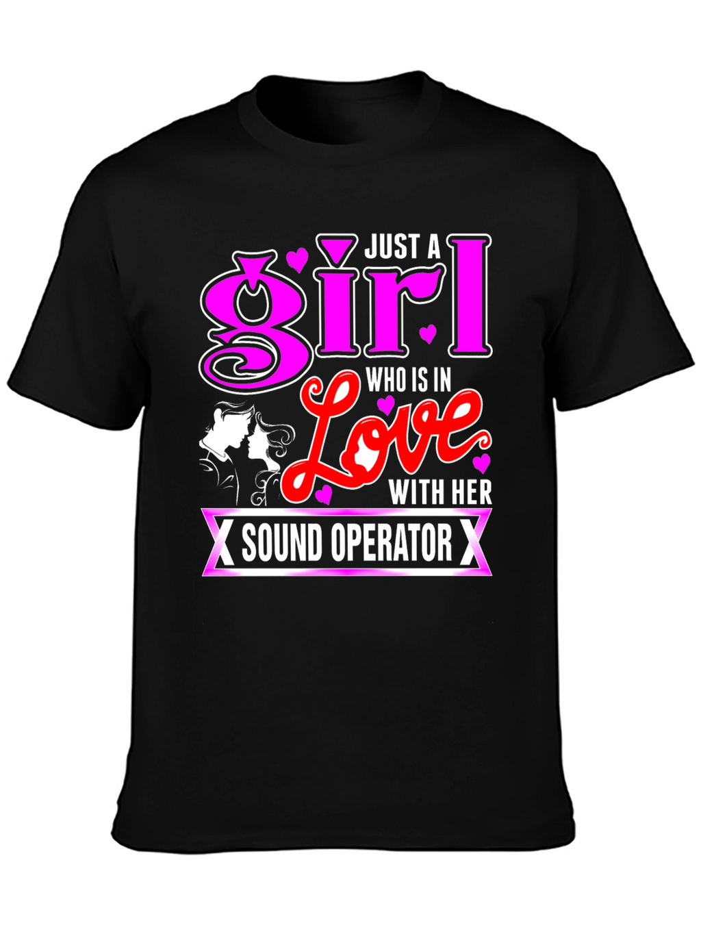 Girl in Love with Sound Operator T-Shirt