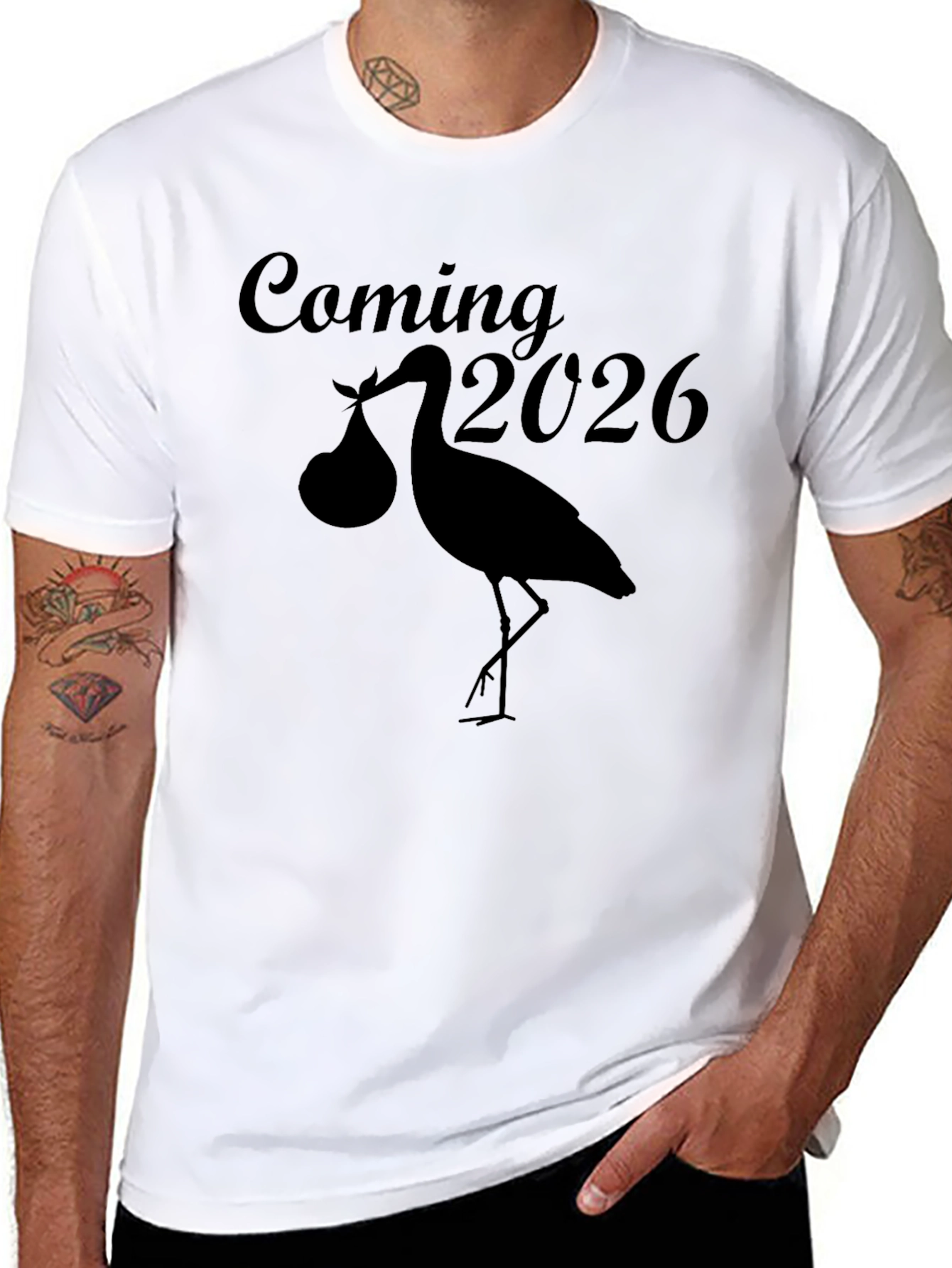 Coming 2026 Baby Announcement T-Shirt