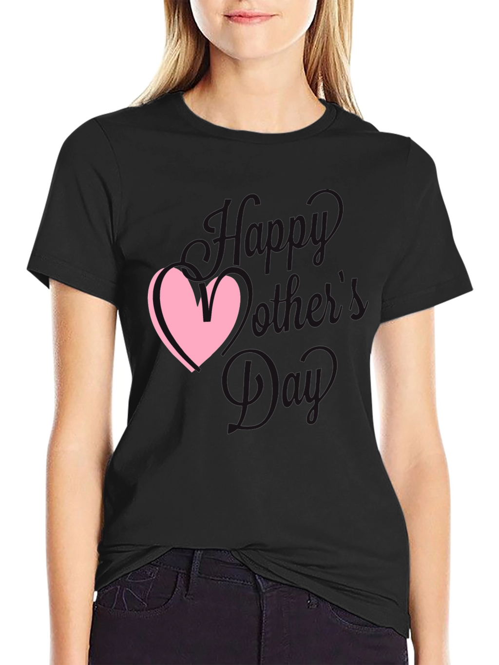 Love Mothers Day Black Tee