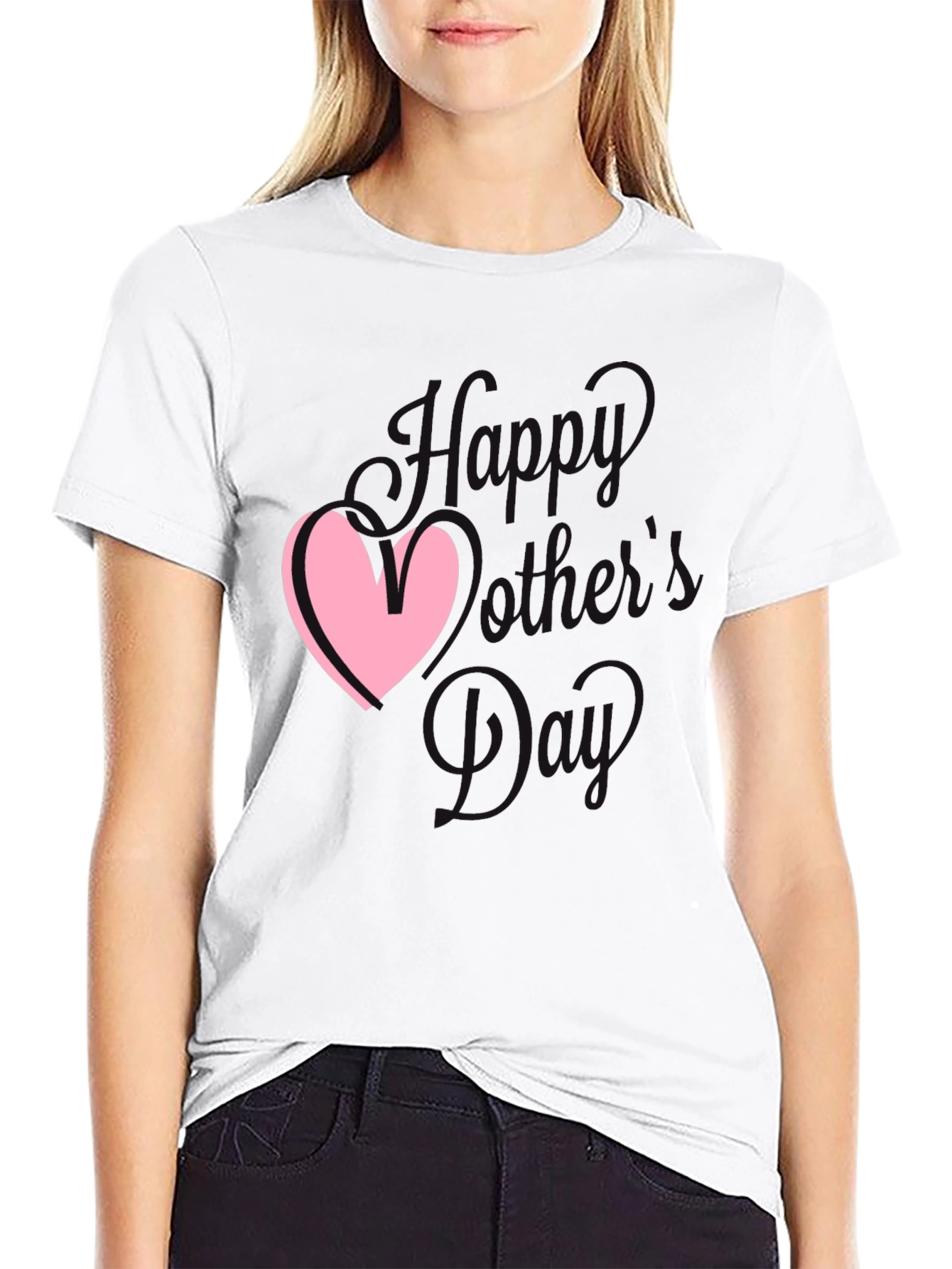 Love Mothers Day Black Tee