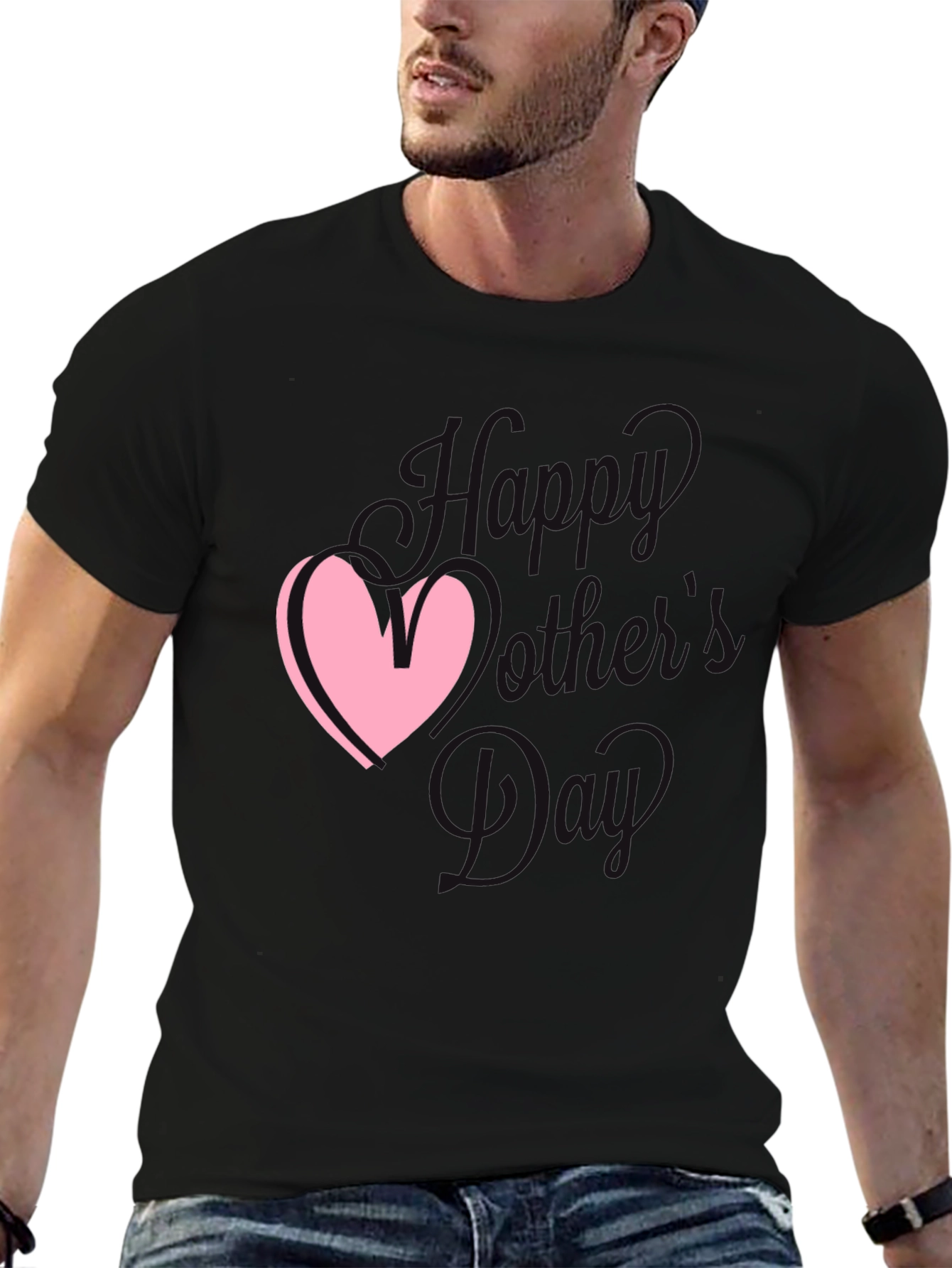 Love Mothers Day Black Tee