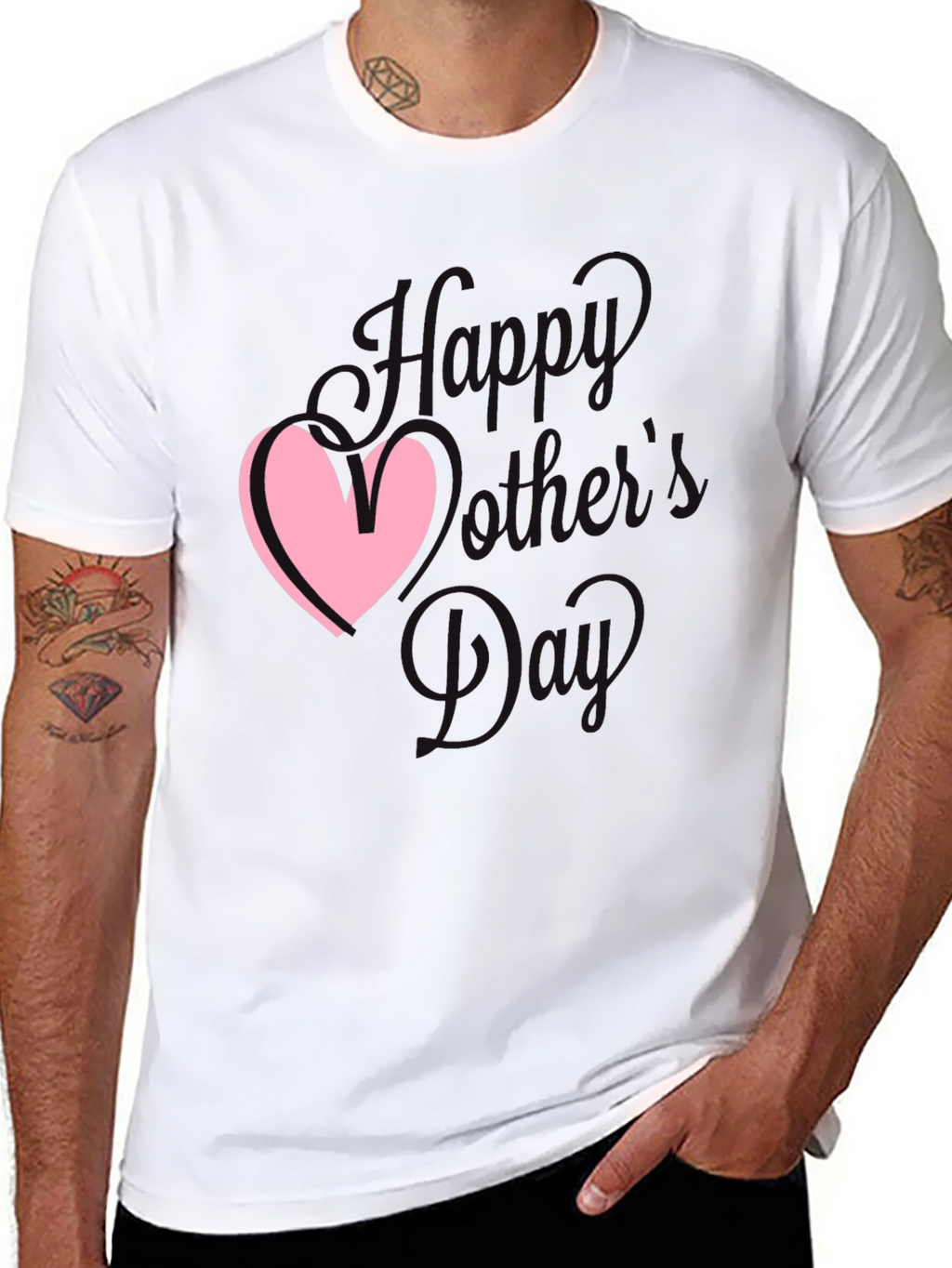 Love Mothers Day Black Tee