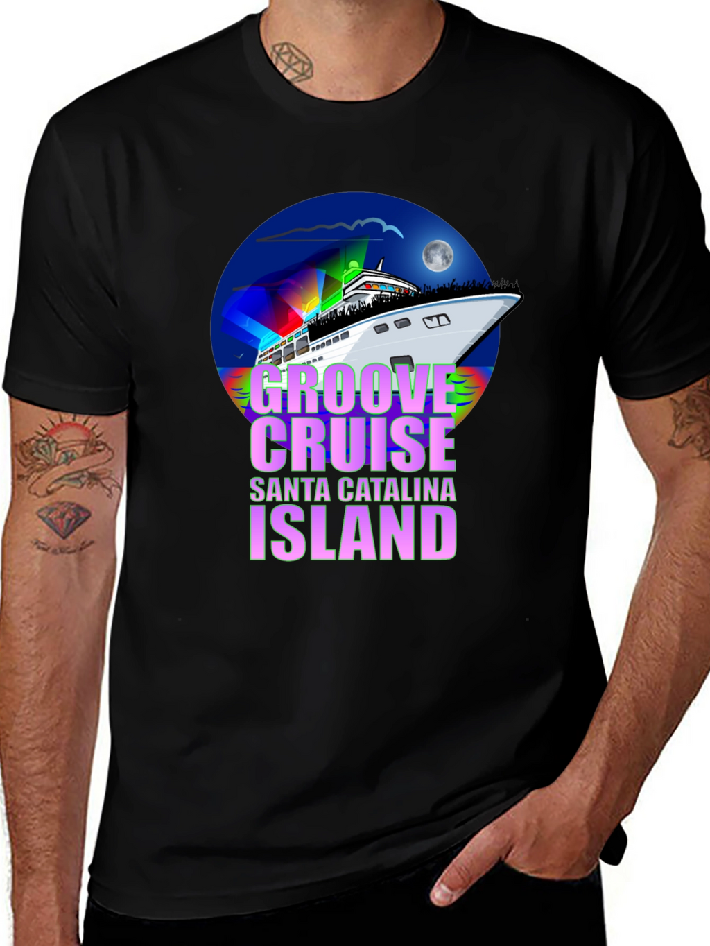 Groove Cruise Santa Catalina Island Graphic T-Shirt