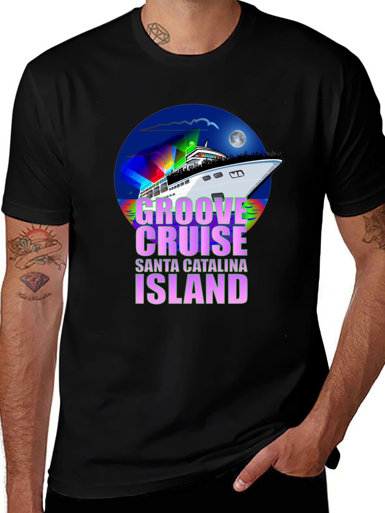 Groove Cruise Santa Catalina Island Graphic T-Shirt