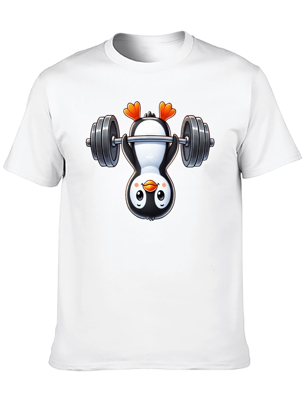 Penguin Gymnast T-Shirt - Black Cotton Tee