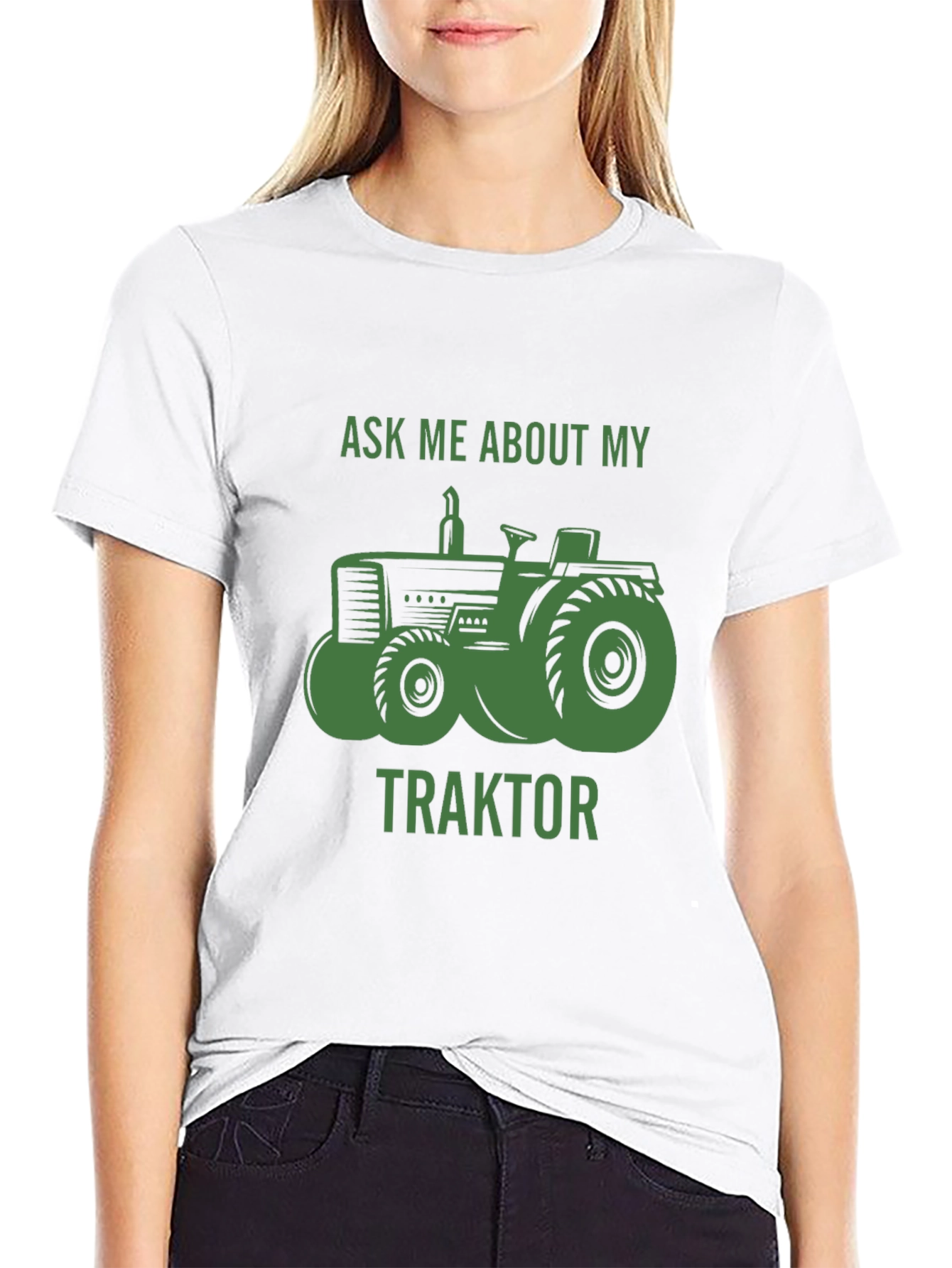 Ask Me About My Traktor T-Shirt