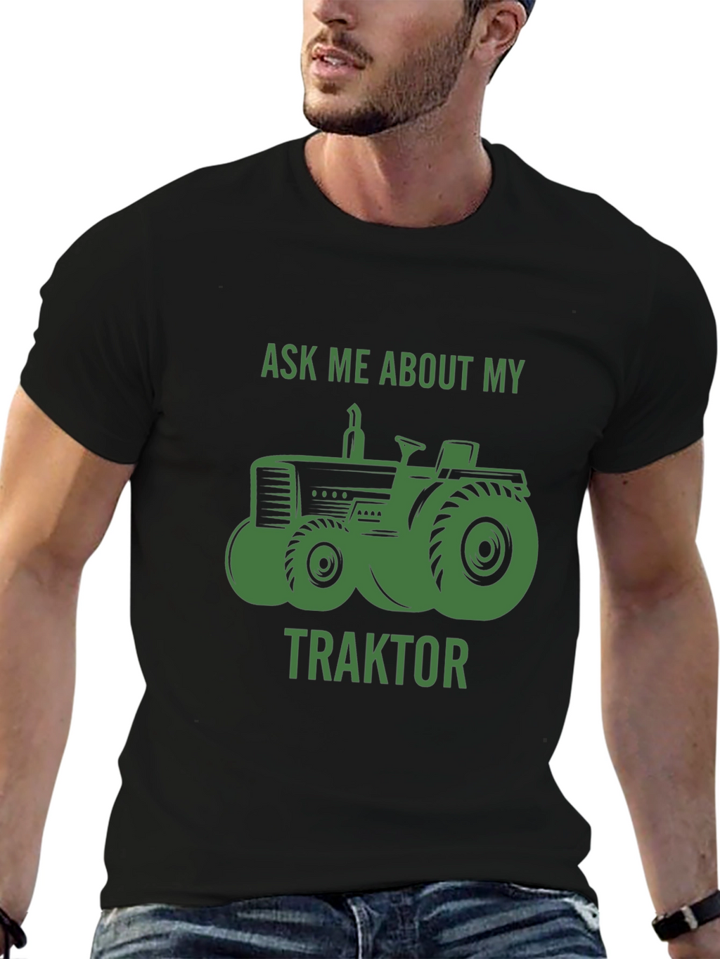 Ask Me About My Traktor T-Shirt