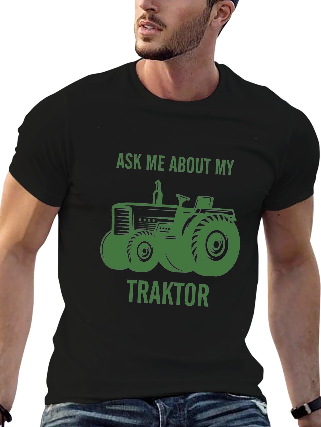 Ask Me About My Traktor T-Shirt