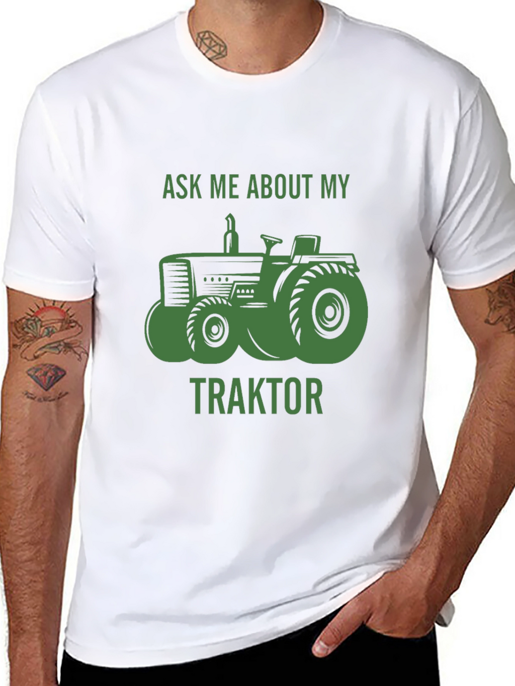 Ask Me About My Traktor T-Shirt