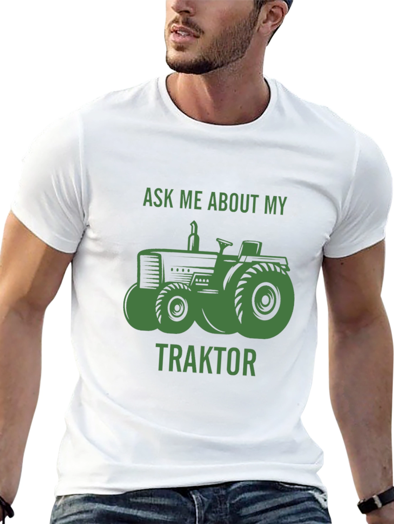 Ask Me About My Traktor T-Shirt