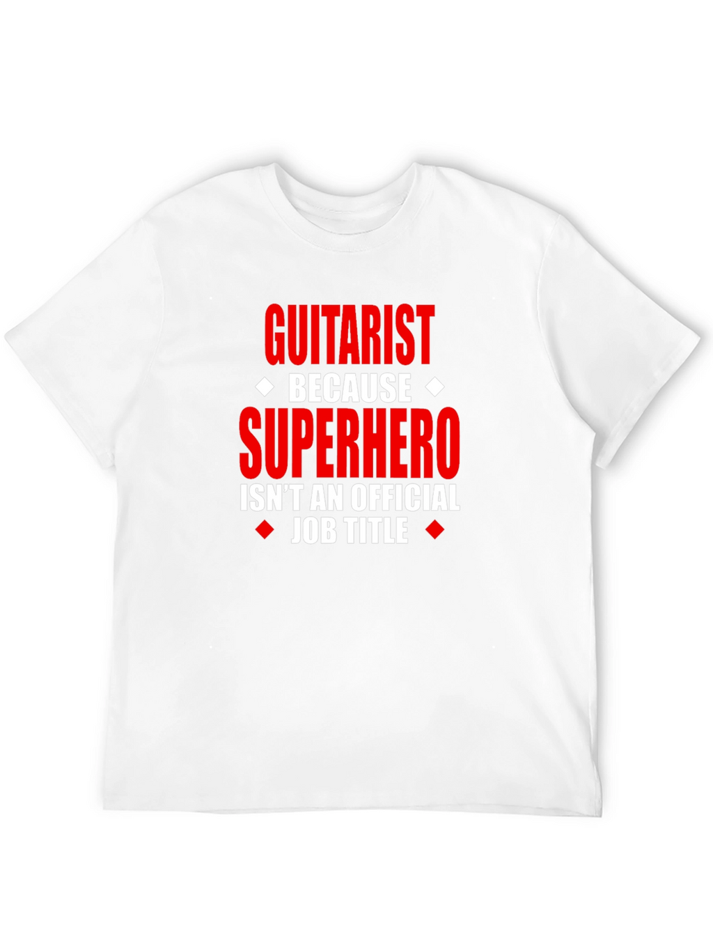 Guitarist Superhero T-Shirt - Funny Musician Tee