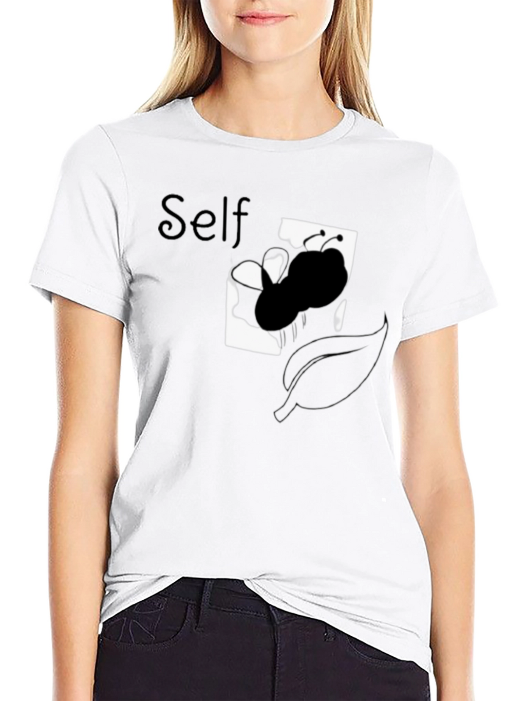 Self Butterfly Graphic Tee - Unique Design Soft Cotton