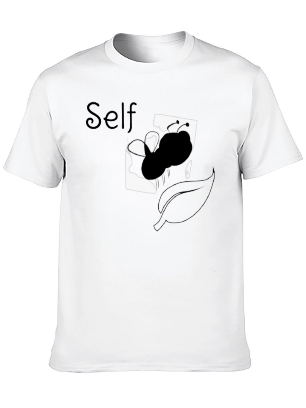 Self Butterfly Graphic Tee - Unique Design Soft Cotton