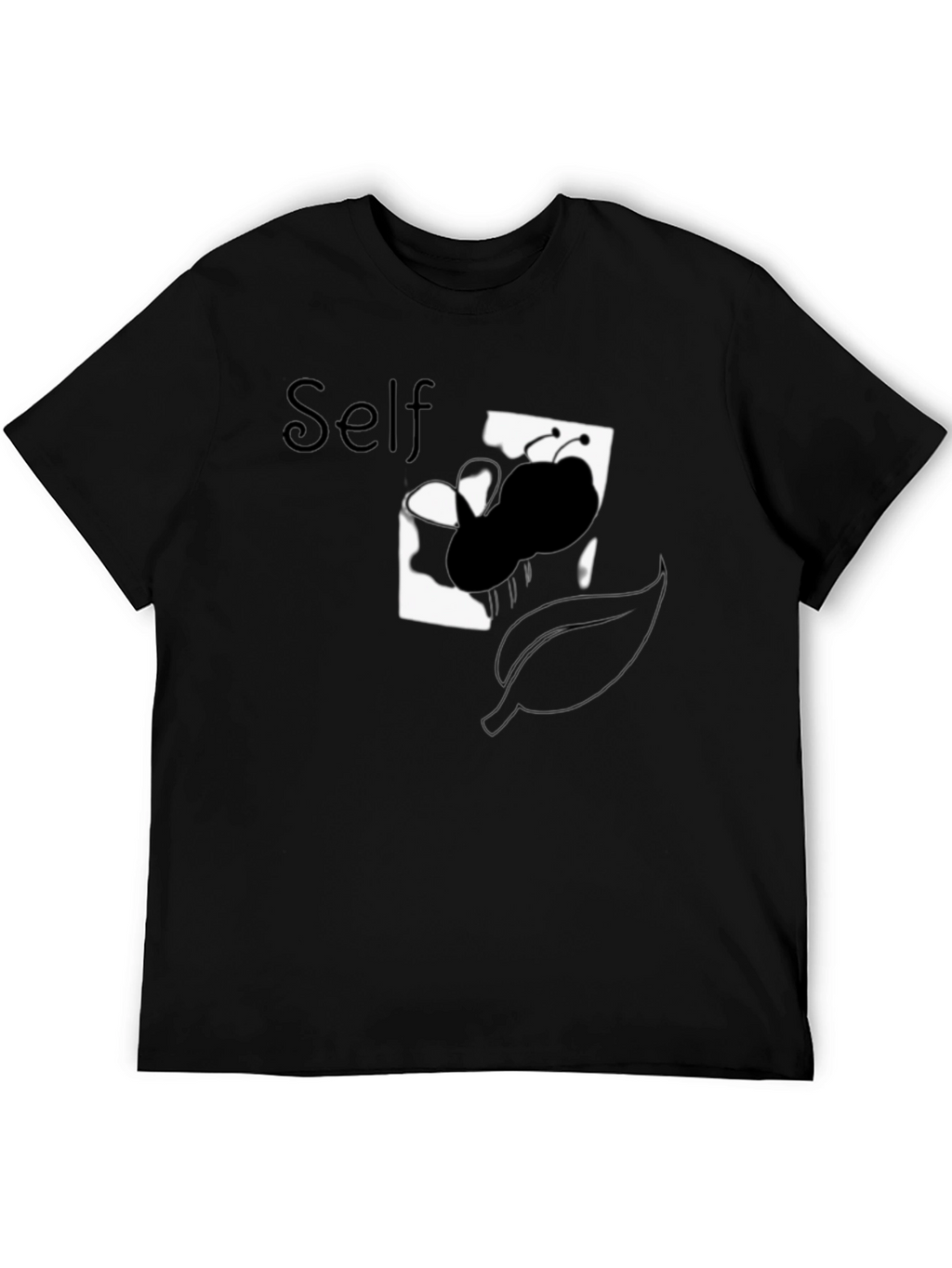 Self Butterfly Graphic Tee - Unique Design Soft Cotton
