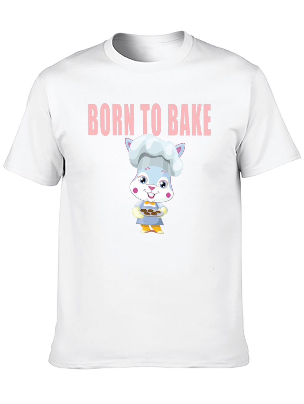 Born to Bake Chef Rabbit T-Shirt