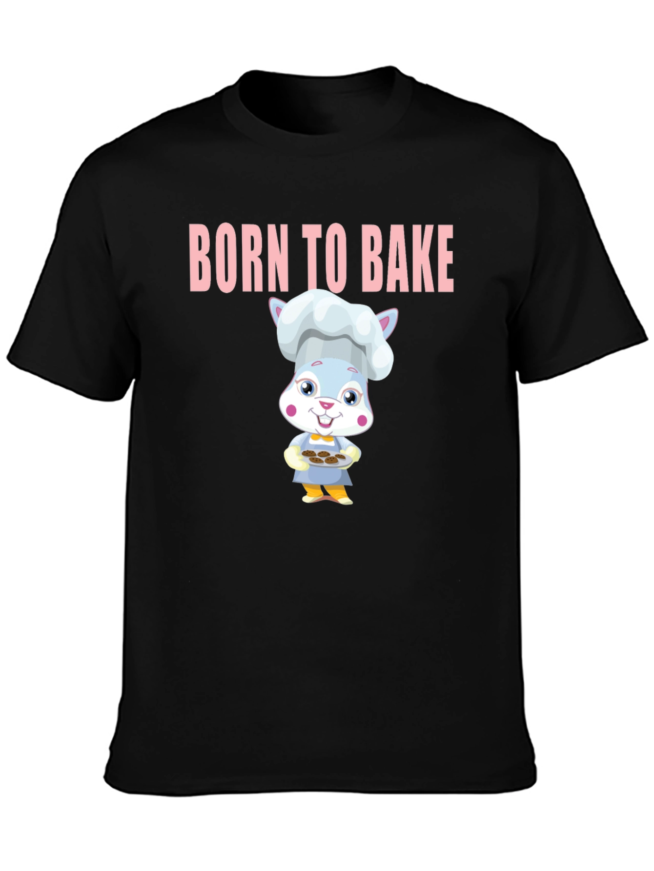 Born to Bake Chef Rabbit T-Shirt