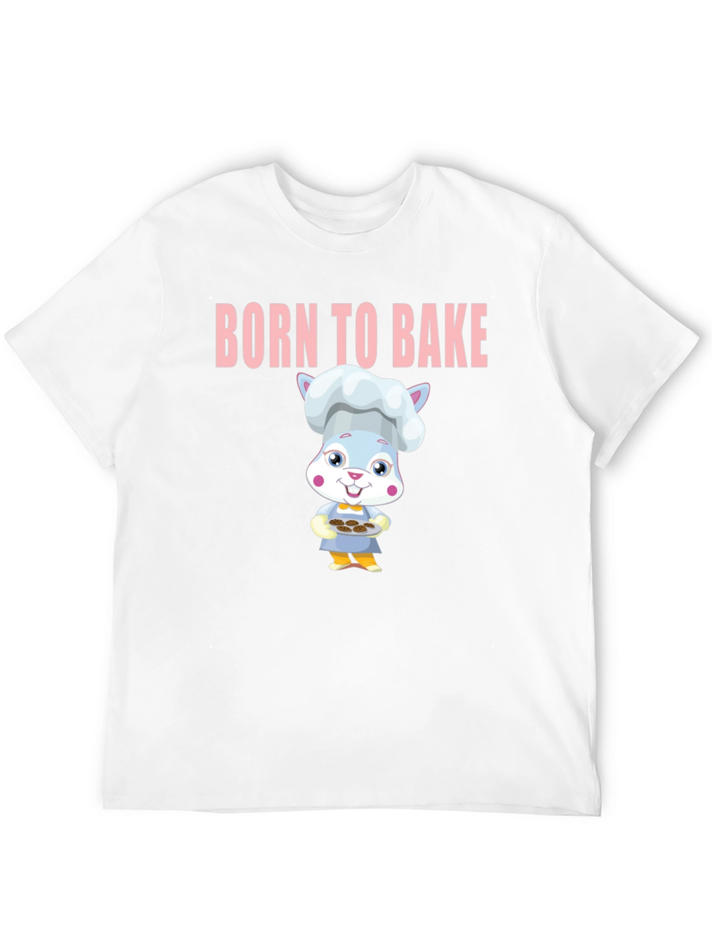 Born to Bake Chef Rabbit T-Shirt