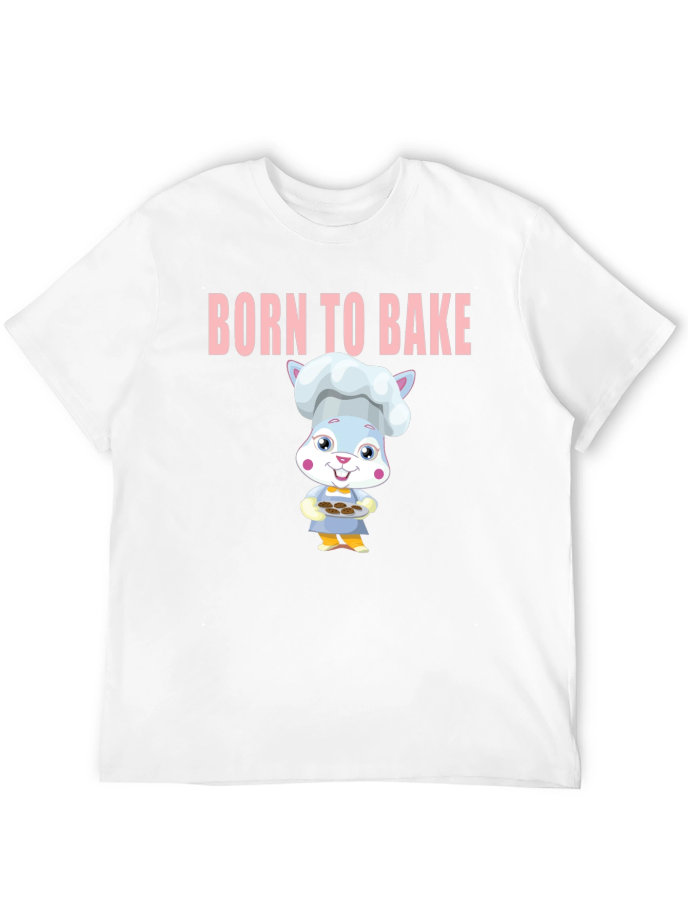 Born to Bake Chef Rabbit T-Shirt