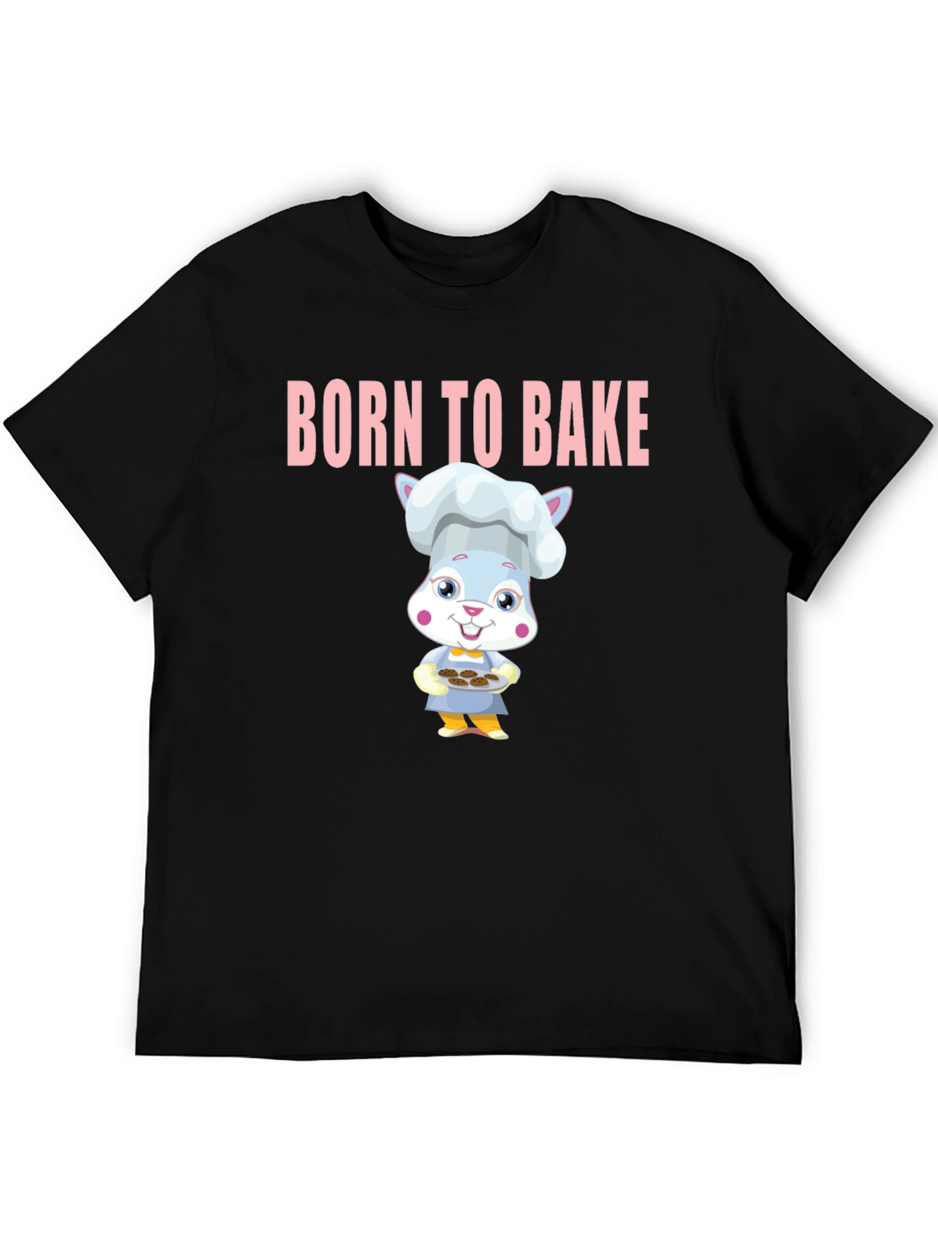 Born to Bake Chef Rabbit T-Shirt