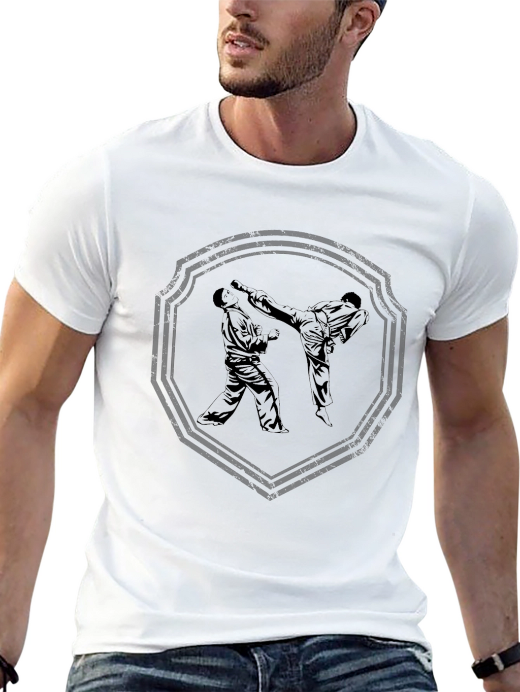 Martial Arts Black Tee