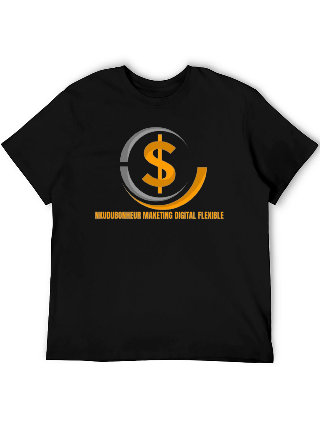 Digital Marketing Flexible Black T-Shirt