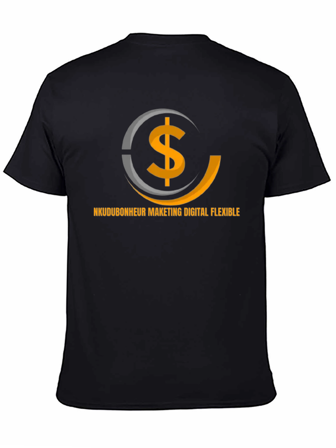 Digital Marketing Flexible Black T-Shirt