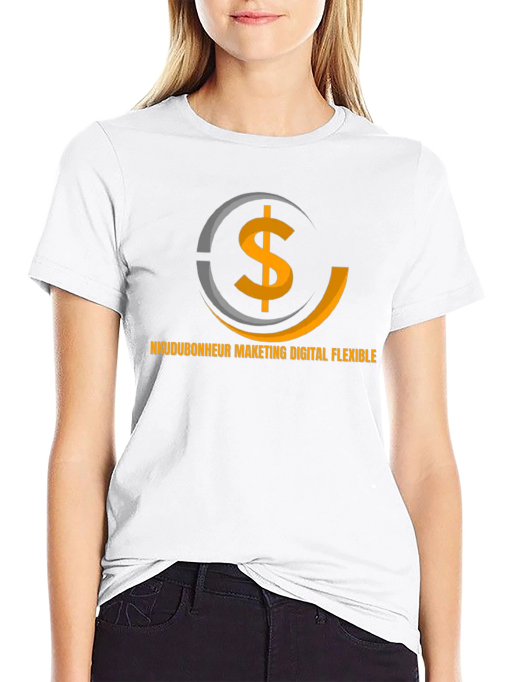 Digital Marketing Flexible Black T-Shirt
