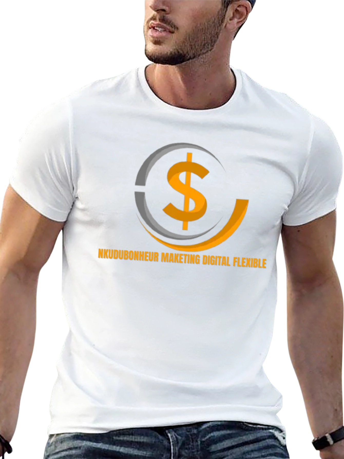 Digital Marketing Flexible Black T-Shirt