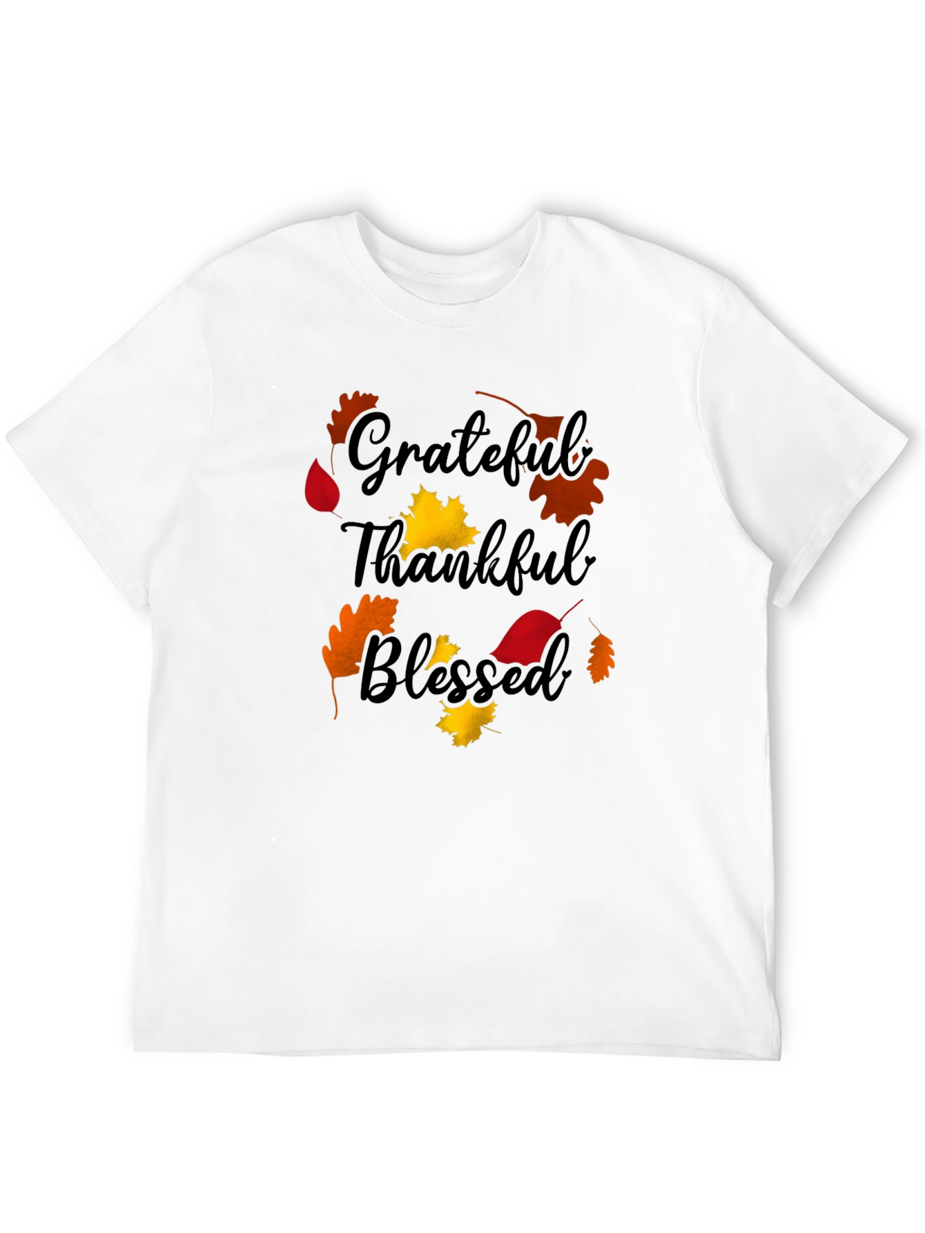 Grateful Thankful Blessed Fall T-Shirt