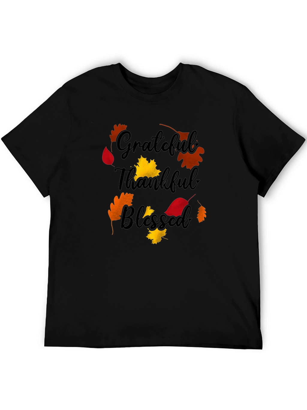 Grateful Thankful Blessed Fall T-Shirt