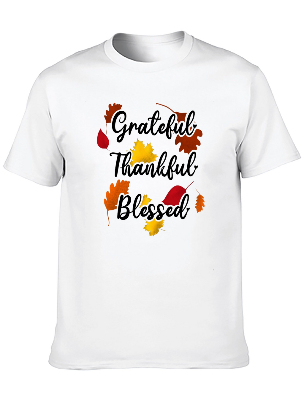 Grateful Thankful Blessed Fall T-Shirt
