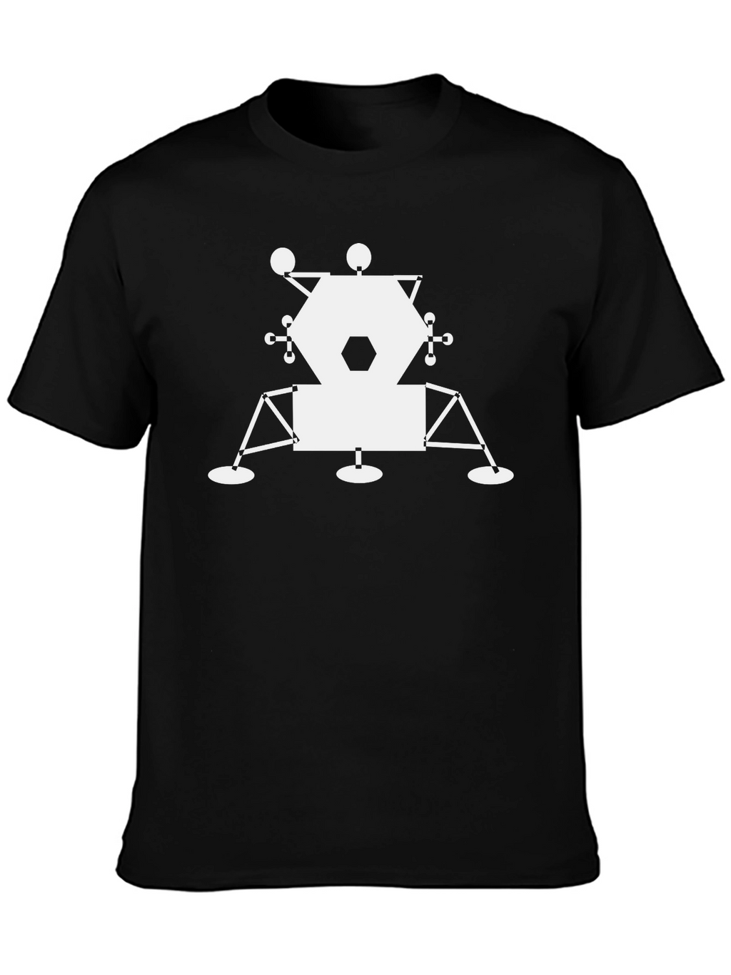 Lunar Lander Graphic Tee - Space Exploration Shirt