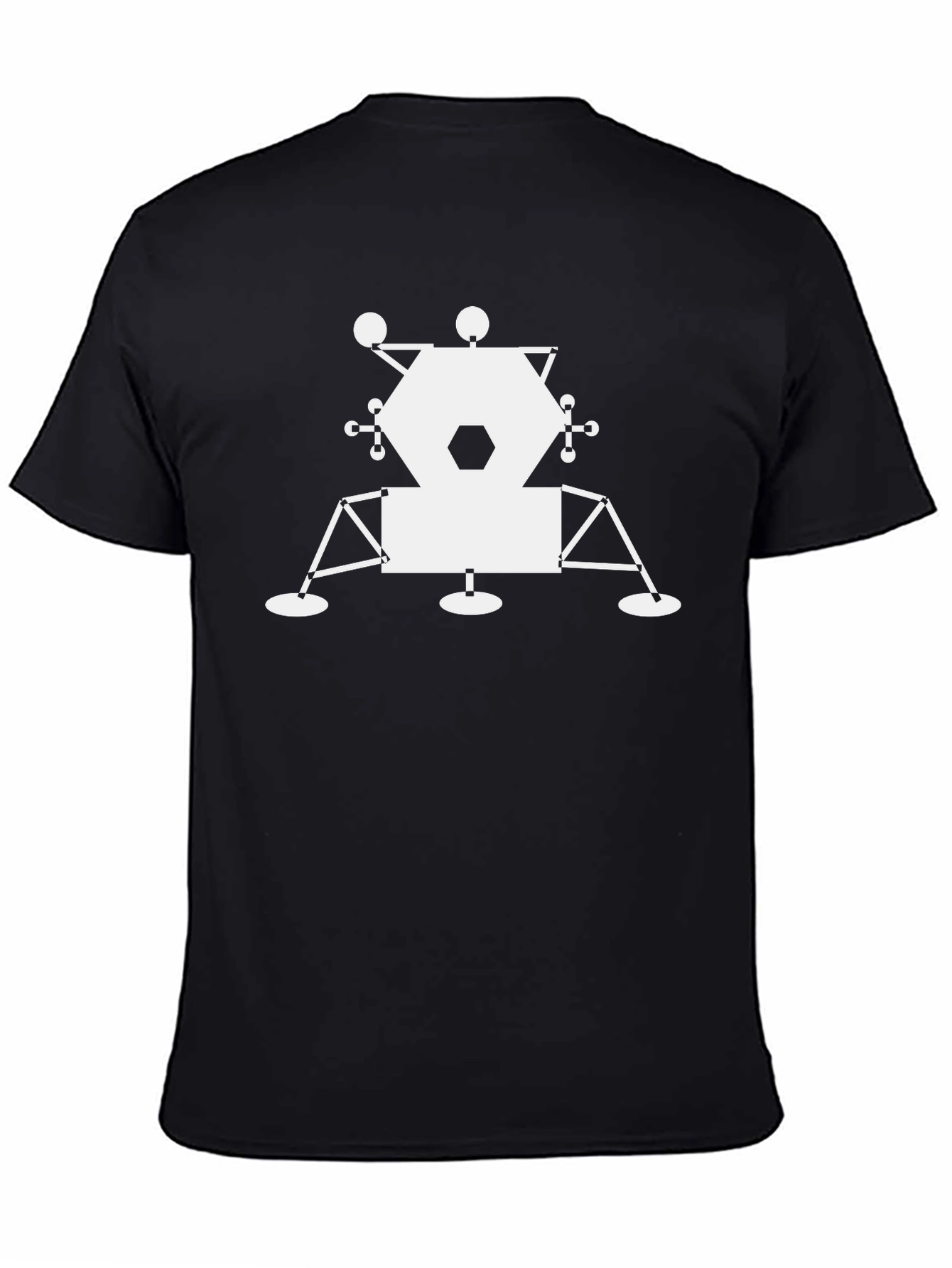 Lunar Lander Graphic Tee - Space Exploration Shirt