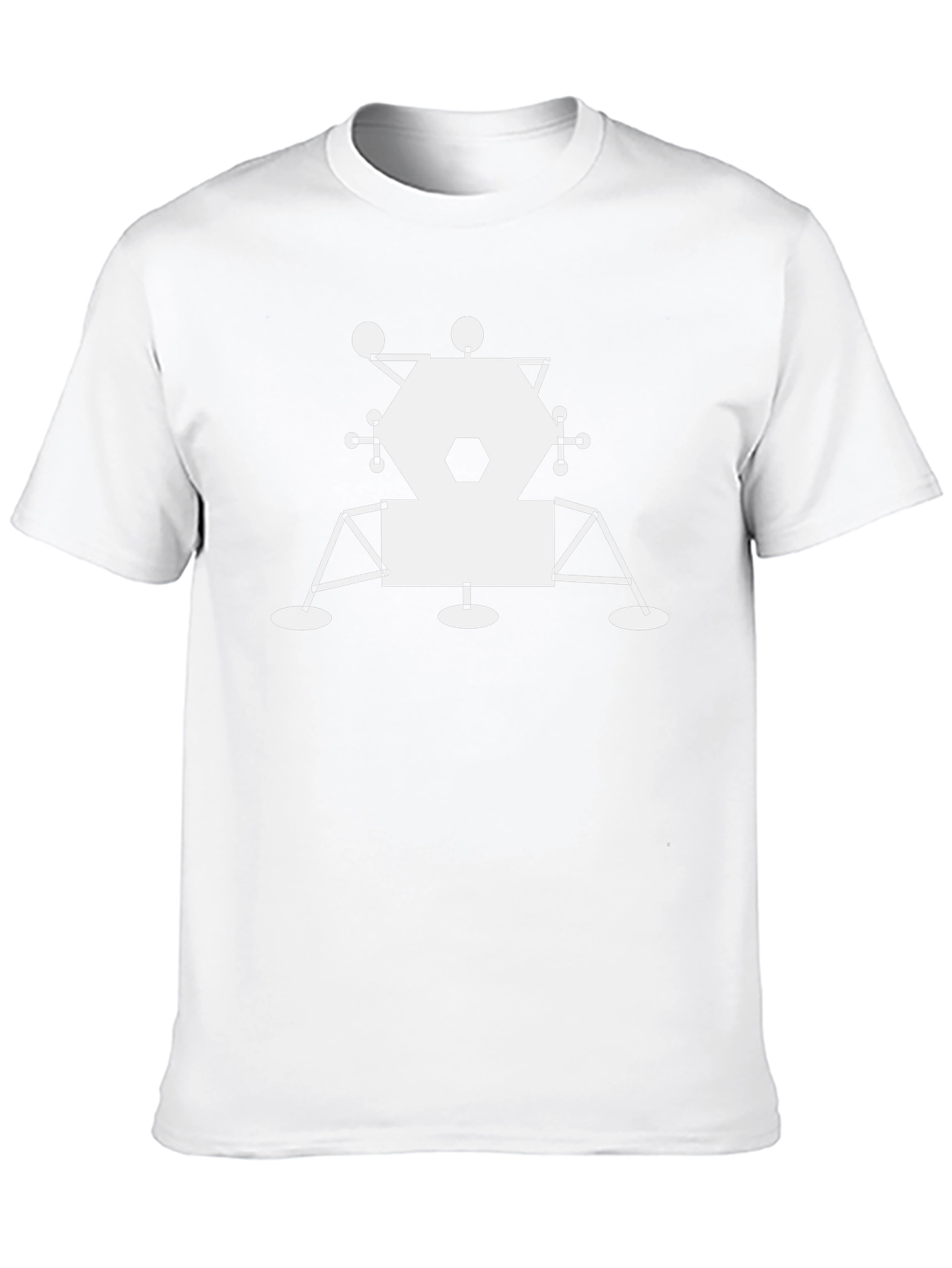 Lunar Lander Graphic Tee - Space Exploration Shirt