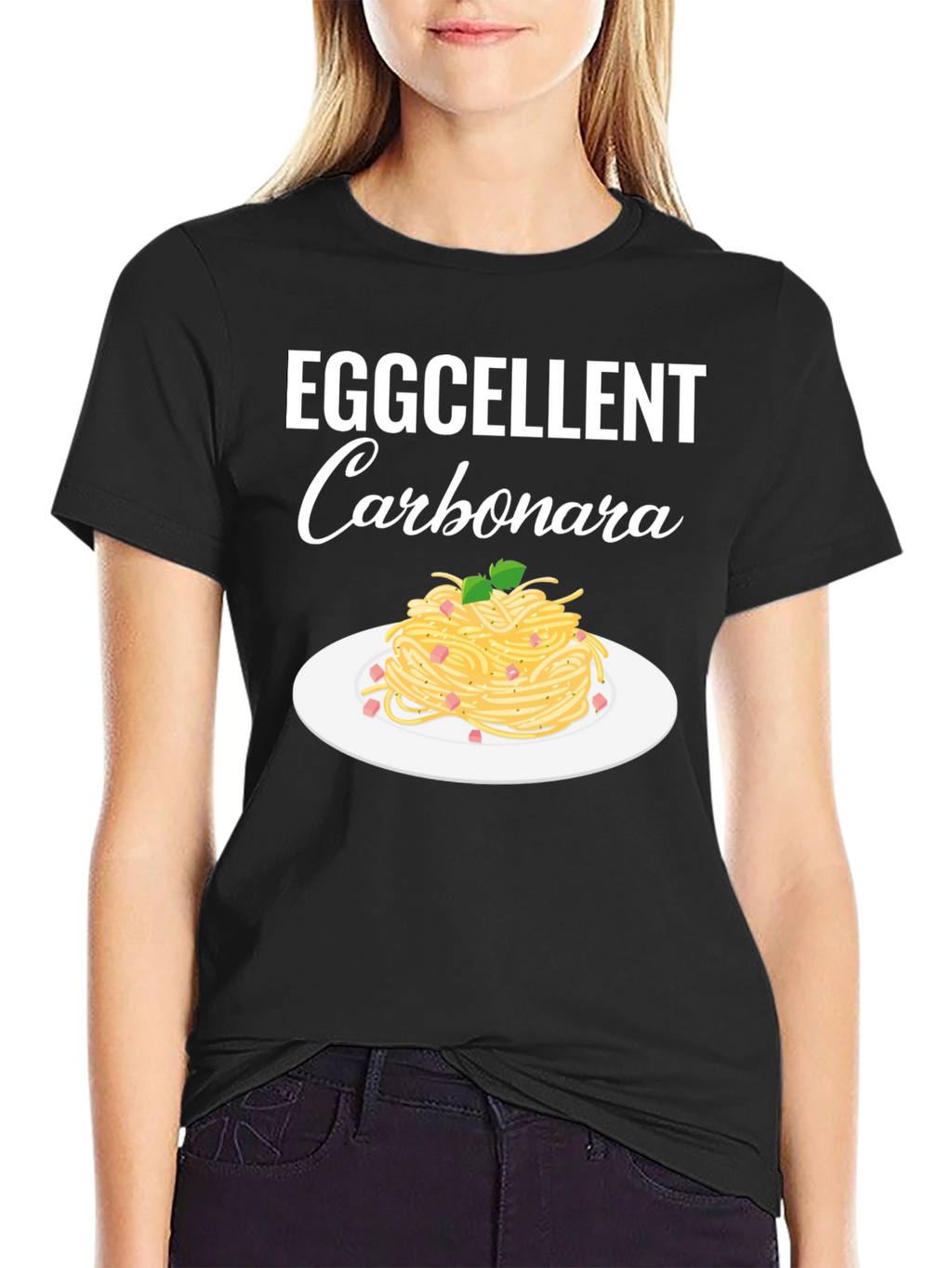 Eggcellent Carbonara T-Shirt - Funny Pasta Lover Tee