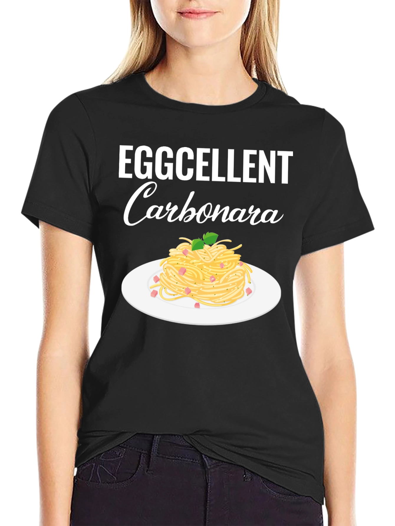 Eggcellent Carbonara T-Shirt - Funny Pasta Lover Tee