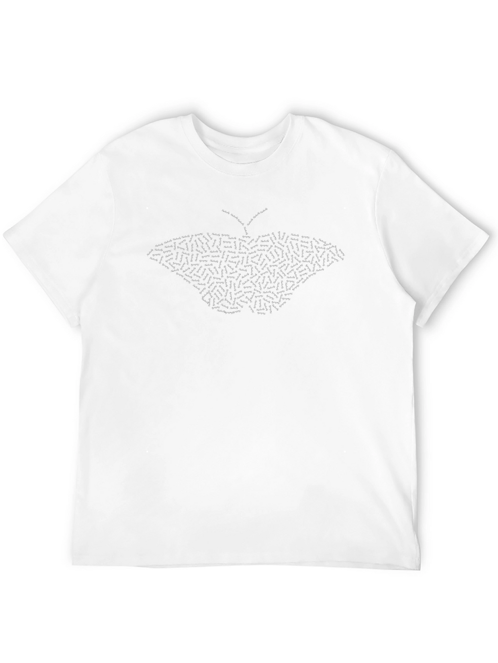 Stylish Black Butterfly Graphic Tee for Men