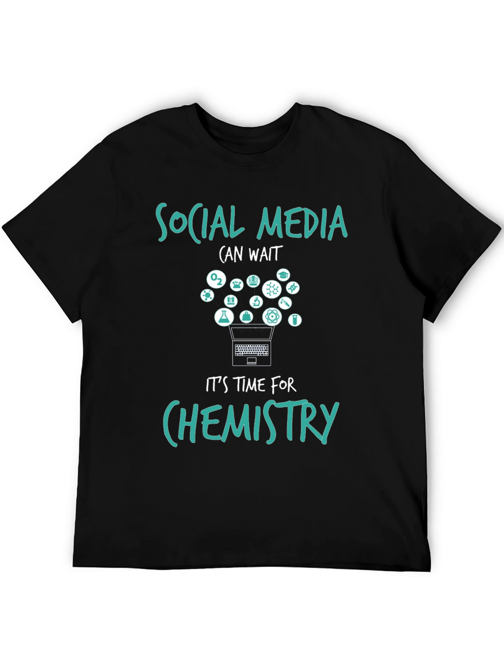 Social Media Can Wait Chemistry T-Shirt