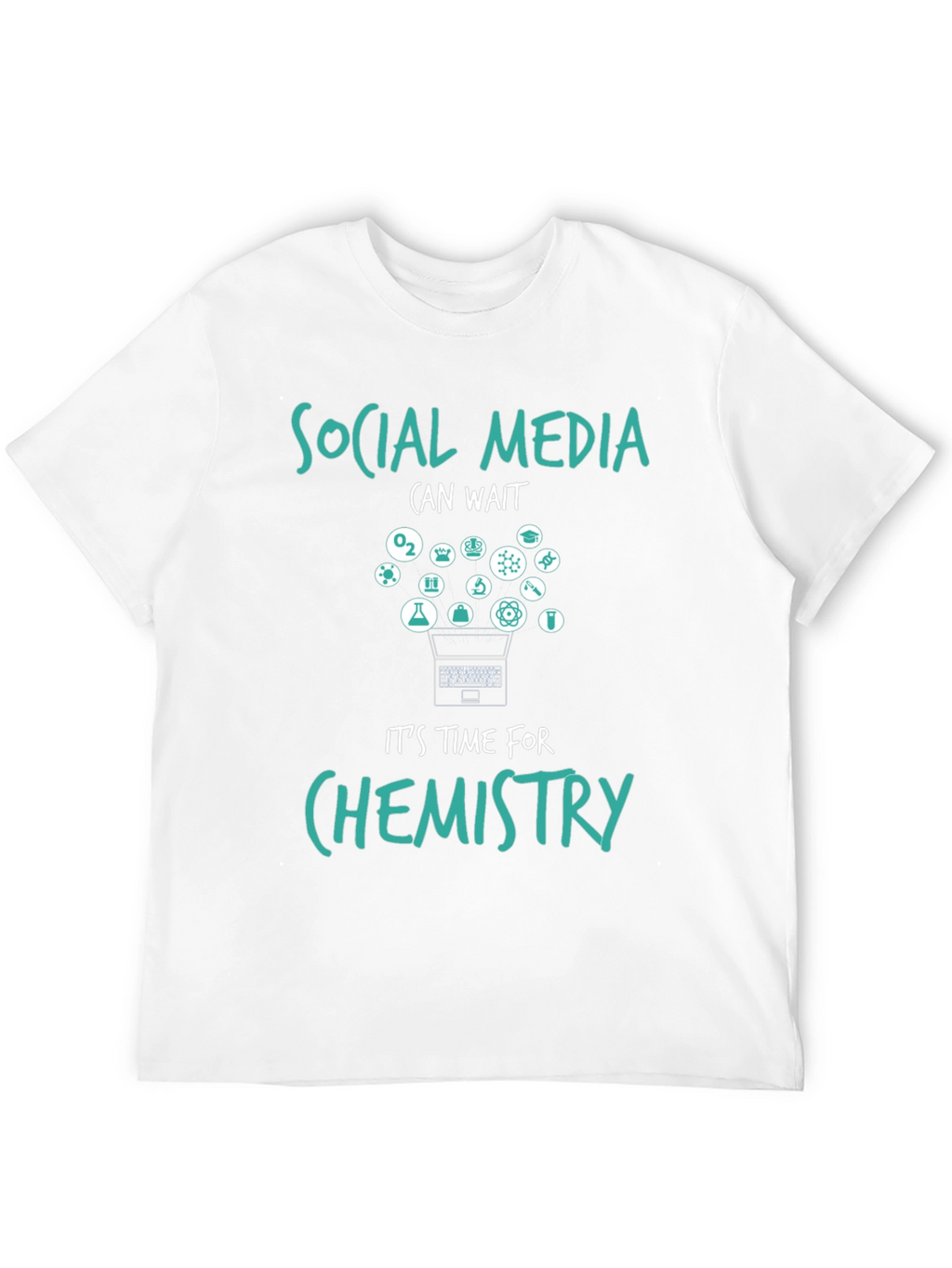 Social Media Can Wait Chemistry T-Shirt