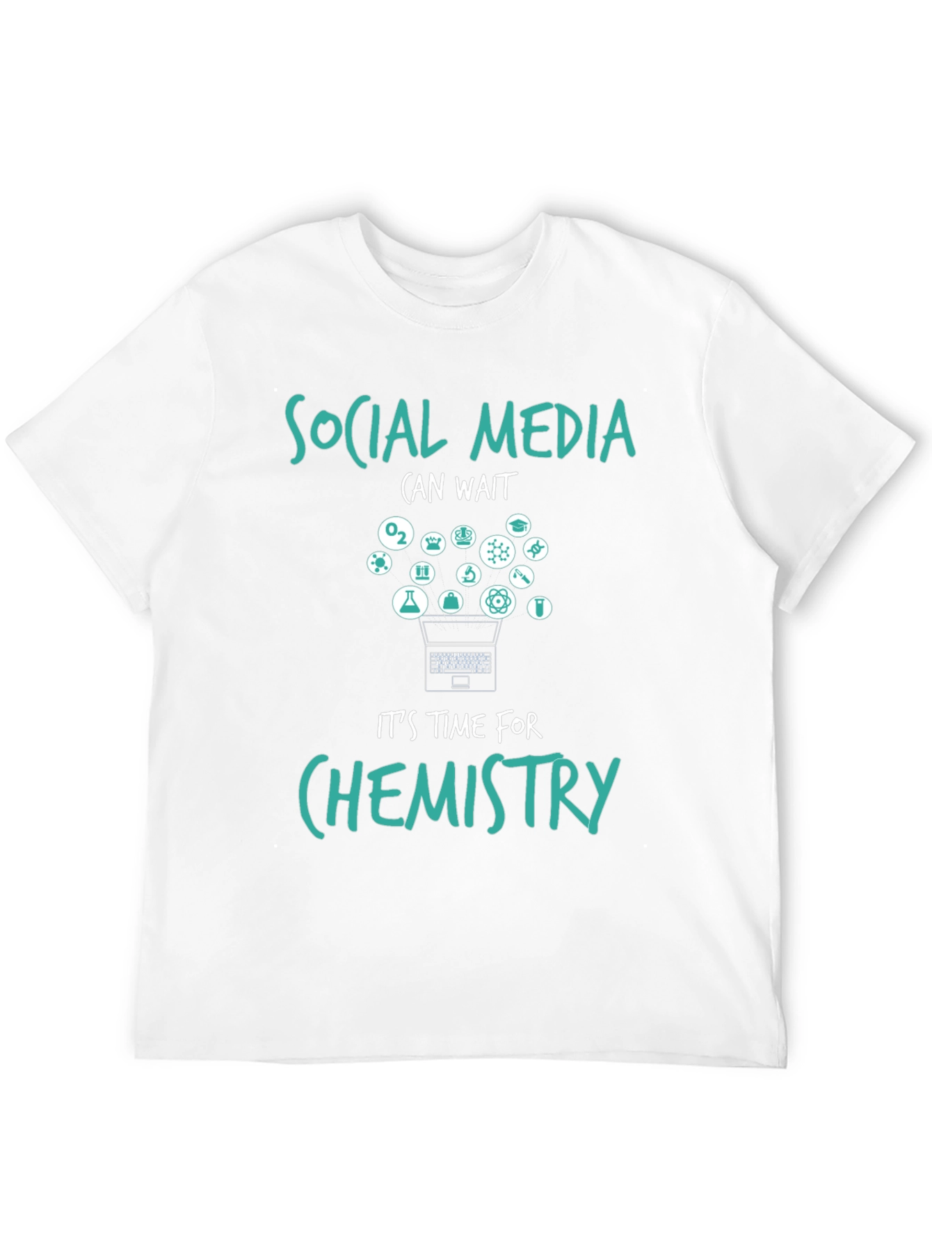 Social Media Can Wait Chemistry T-Shirt