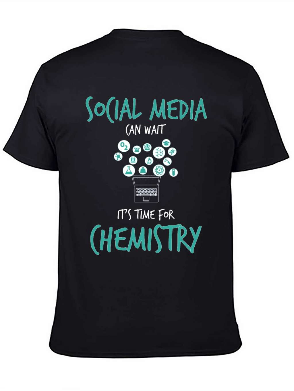 Social Media Can Wait Chemistry T-Shirt