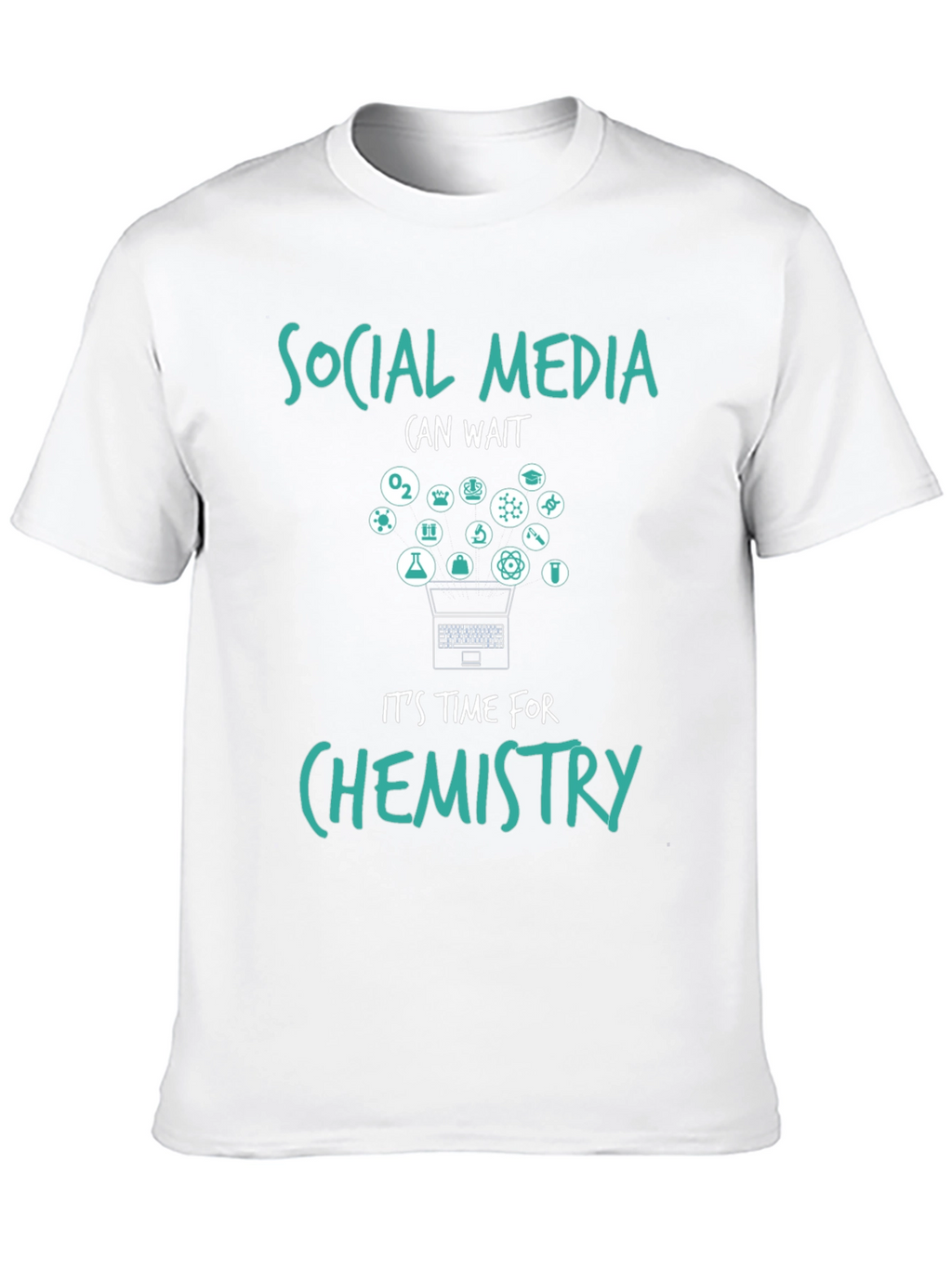 Social Media Can Wait Chemistry T-Shirt