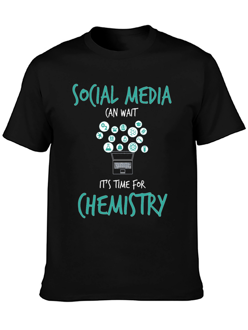 Social Media Can Wait Chemistry T-Shirt
